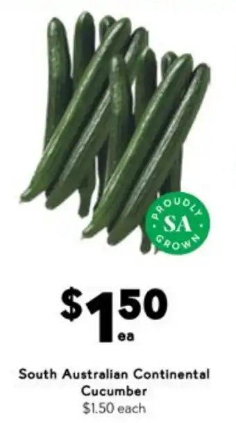 Drakes South Australian Continental Cucumber offer