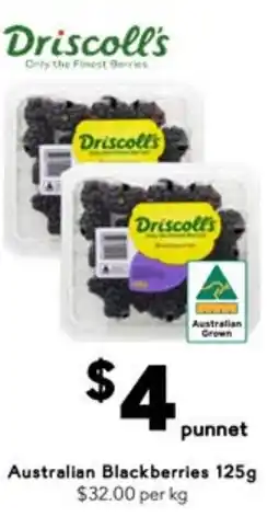 Drakes Australian Blackberries offer