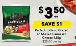 Drakes Perfect Italiano Grated or Shaved Parmesan Cheese offer