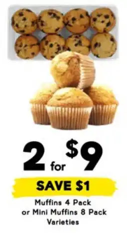 Drakes Muffins  or Mini Muffins offer