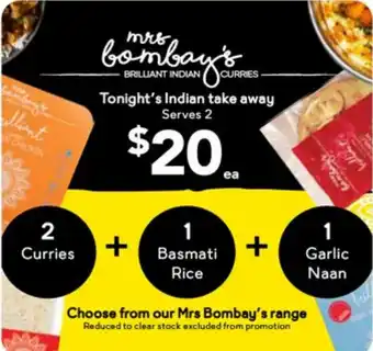 Drakes Mrs Bombay's range offer