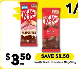 Drakes Nestle Block Chocolate 118g-180g offer