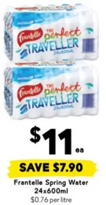 Drakes Frantelle Spring Water offer