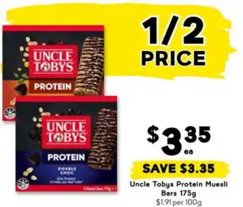 Drakes Uncle Tobys Protein Muesli Bars offer