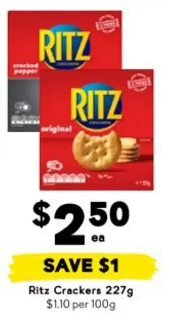 Drakes Ritz Crackers offer