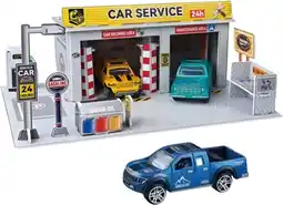 Toymate Skyway Diecast Car Service Station Playset offer