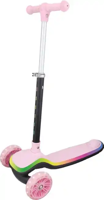 Toymate Swifte 3 Wheel Light Up Scooter - Pink offer