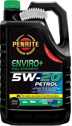 Autobarn Penrite Enviro+ 5W-20 5L offer