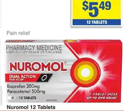 My Chemist Nuromol 12 Tablets offer