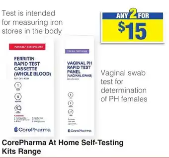 My Chemist CorePharma At Home Self-Testing Kits Range offer