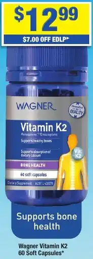 My Chemist Wagner Vitamin K2 60 Soft Capsules offer