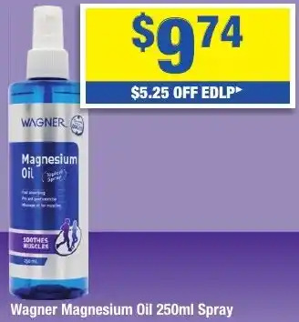 My Chemist Wagner Magnesium Oil Spray offer