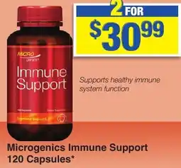 My Chemist Microgenics Immune Support 120 Capsules offer