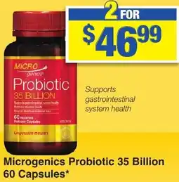 My Chemist Microgenics Probiotic 35 Billion 60 Capsules offer