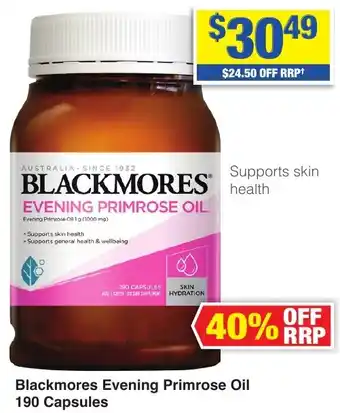 My Chemist Blackmores Evening Primrose Oil offer