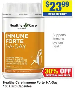 My Chemist Healthy Care Immune Forte 1-A-Day 100 Hard Capsules offer