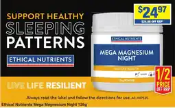 My Chemist Ethical Nutrients Mega Magnesium Night offer