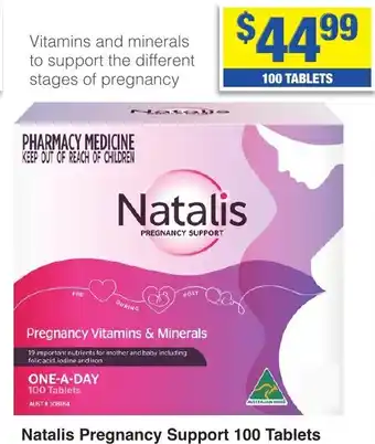 My Chemist Natalis Pregnancy Support 100 Tablets offer