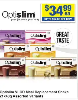 My Chemist Optislim VLCD Meal Replacement Shake offer