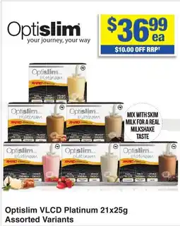 My Chemist Optislim VLCD Platinum offer