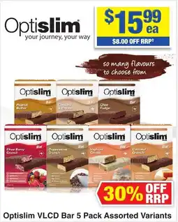 My Chemist Optislim VLCD Bar 5 Pack offer