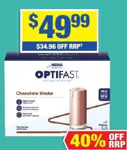 My Chemist OPTIFAST Chocolate Shake offer