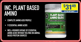 My Chemist Plant based amino offer