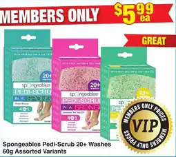 My Chemist Spongeables Pedi-Scrub 20+ Washes offer