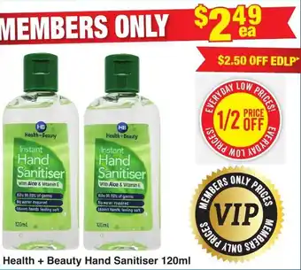 My Chemist Health + Beauty Hand Sanitiser offer