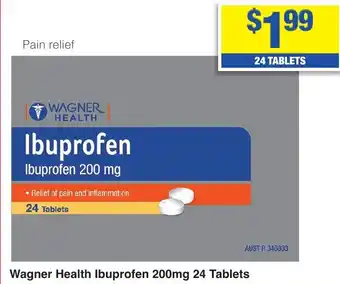 My Chemist Wagner Health Ibuprofen 200mg 24 Tablets offer