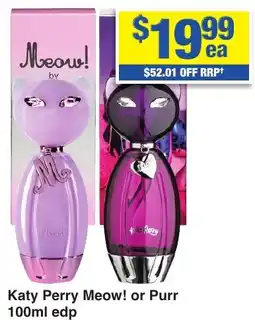 My Chemist Katy Perry Meow! or Purr edp offer