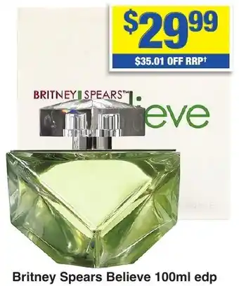 My Chemist Britney Spears Believe edp offer