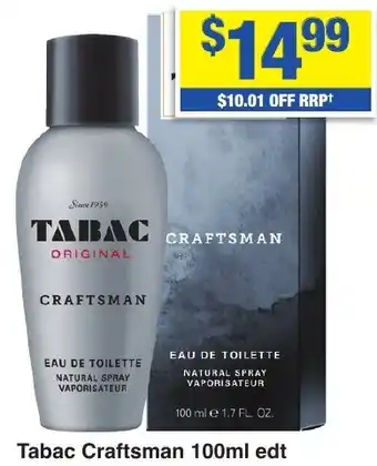 My Chemist Tabac Craftsman  edt offer