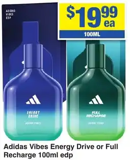 My Chemist Adidas Vibes Energy Drive or Full Recharge edp offer