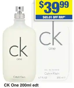 My Chemist CK One edt offer