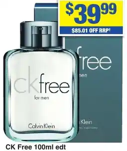 My Chemist CK Free edt offer