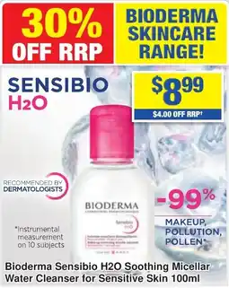 My Chemist Bioderma Sensibio H2O Soothing Micellar Water Cleanser for Sensitive Skin offer