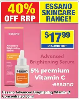 My Chemist Essano Advanced Brightening Vitamin C Concentrated offer