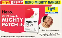 My Chemist Hero Mighty Patch The Original Pimple Patch 24 Pack offer