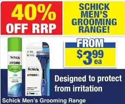 My Chemist Schick Men's Grooming Range offer