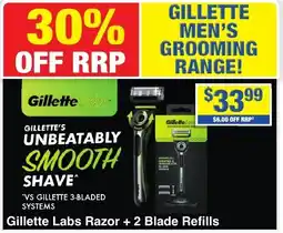 My Chemist Gillette Labs Razor + 2 Blade Refills offer