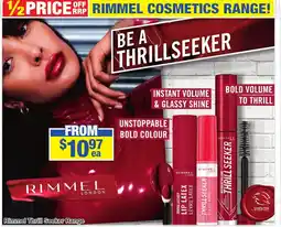 My Chemist Rimmel Thrill Seeker Range offer