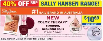 My Chemist Sally Hansen Colour Therapy Nail Colour Range offer