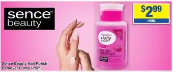 My Chemist Sence Beauty Nail Polish Remover Pump offer