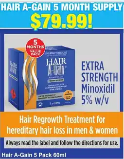 My Chemist Hair A-Gain 5 Pack offer