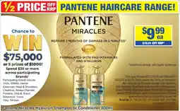 My Chemist Pantene Miracles Hyaluron Shampoo or Conditioner offer