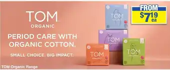 My Chemist TOM Organic Range offer