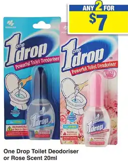 My Chemist One Drop Toilet Deodoriser or Rose Scent offer