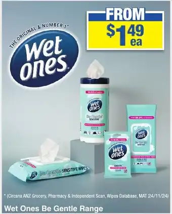 My Chemist Wet Ones Be Gentle Range offer