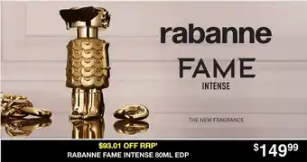 My Chemist Rabanne Fame Intense edp offer